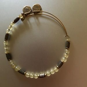 Alex and Ani beaded off white bracelet.